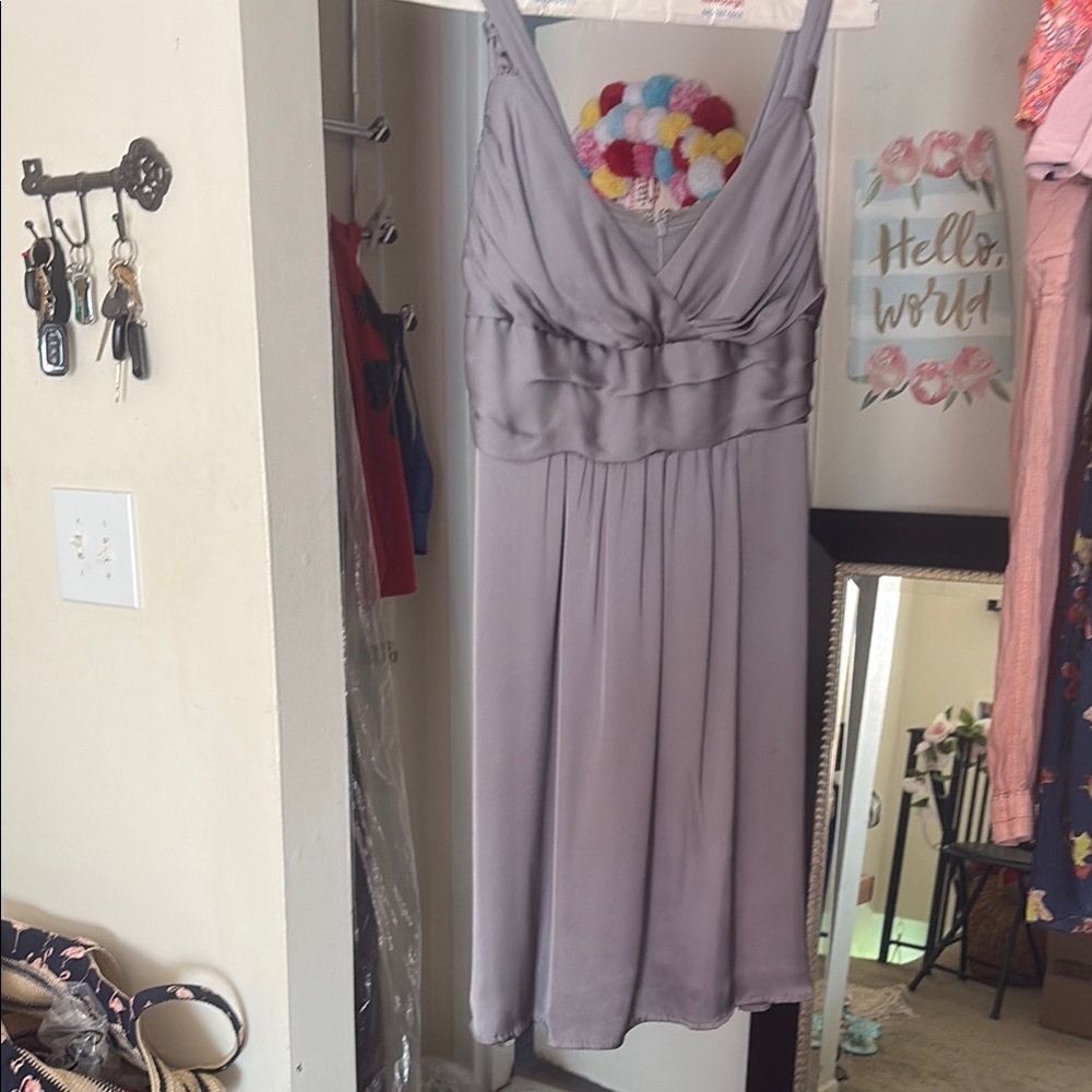 Tevolio Gray Midi Dress
